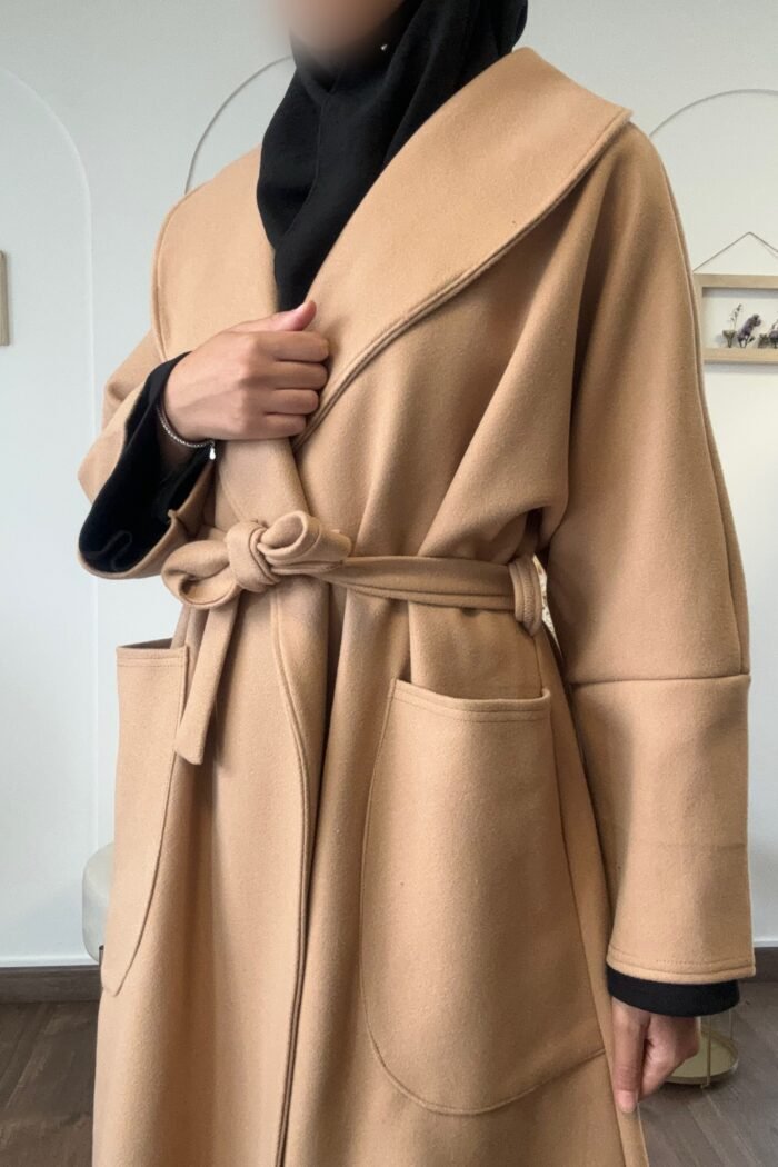 Manteau cache cœur